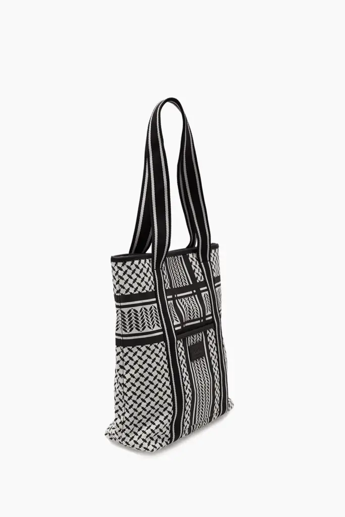 Lala Berlin Tote Carmela 2.0 canvas heritage stripe black Bis zu 60% Rabatt