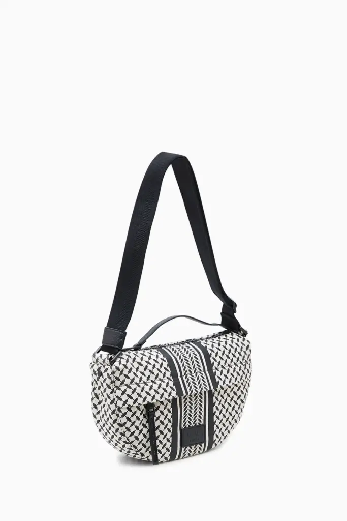 Lala Berlin Crossbody Melly canvas heritage stripe black Nur für heute