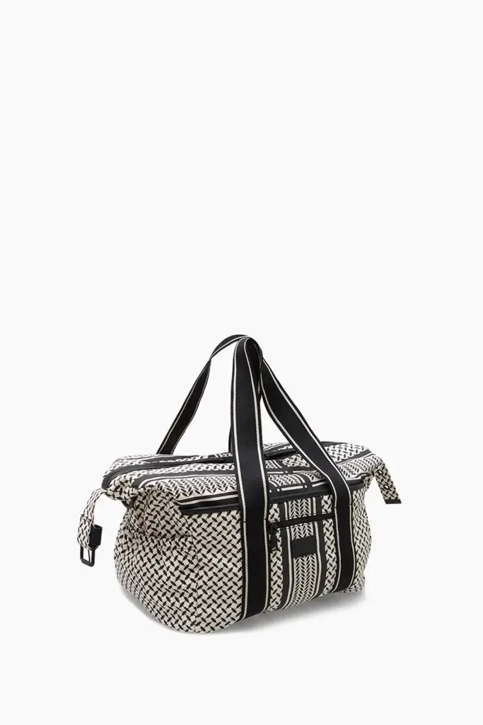 Lala Berlin Big Bag Muriel 2.0 canvas heritage stripe black Sonderangebot der Fabrik