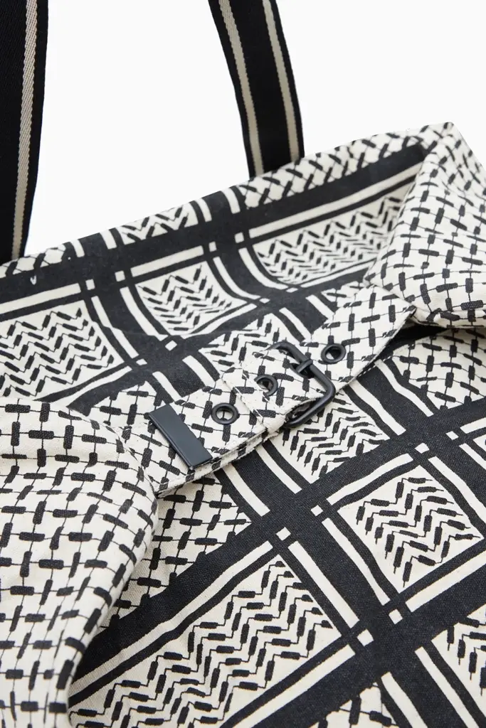 Lala Berlin Big Bag Muriel 2.0 canvas heritage stripe black Sonderangebot der Fabrik