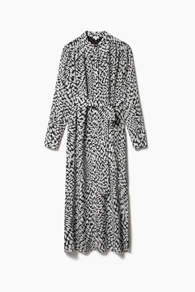 Lala Berlin Dress Deerja viscose/silk blend swoosh heritage Riesige Rabatte