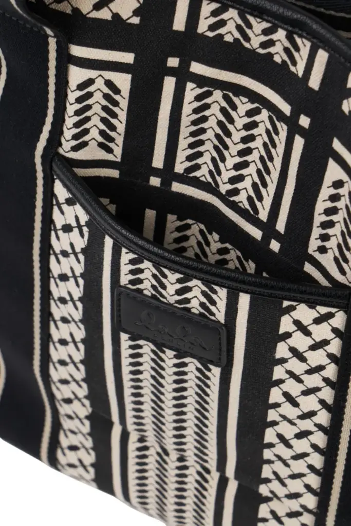 Lala Berlin East West Tote Marin canvas heritage stripe black 50% Rabatt für begrenzte Zeit