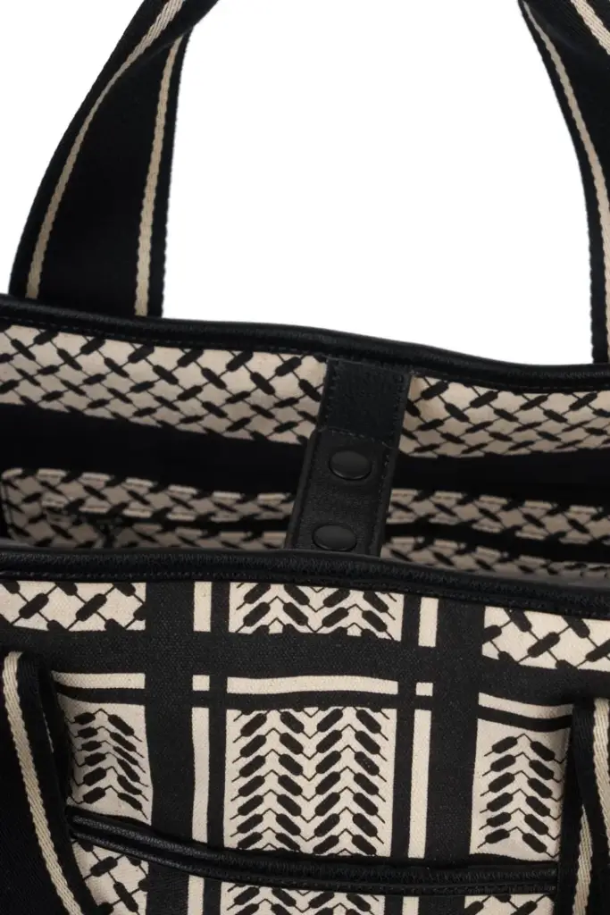 Lala Berlin East West Tote Marin canvas heritage stripe black 50% Rabatt für begrenzte Zeit