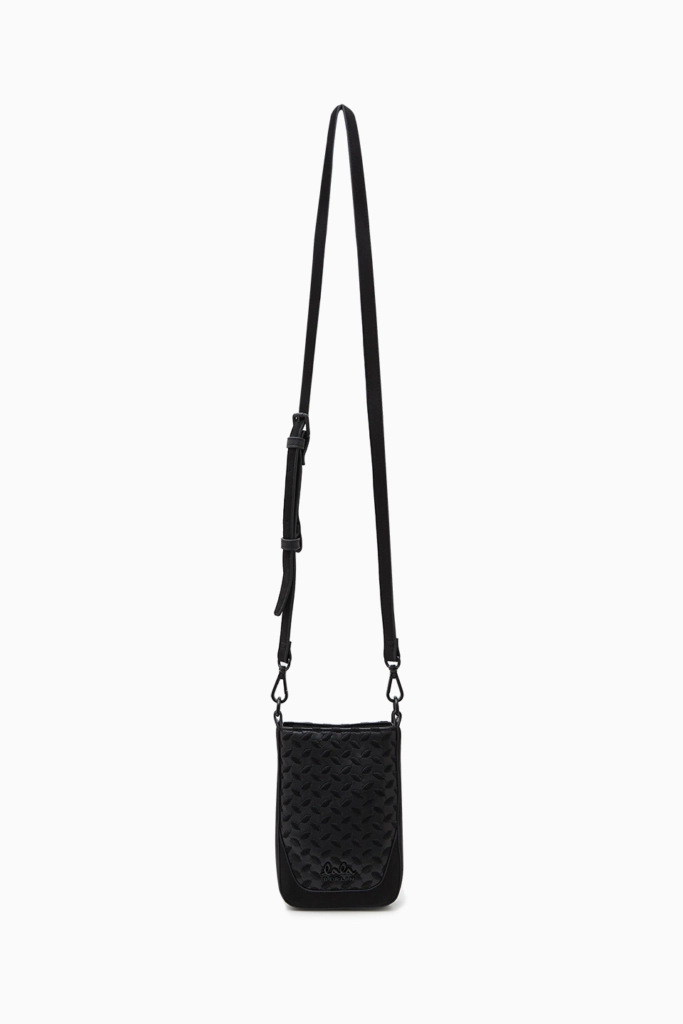 Lala Berlin Flat Crossbody Milwa grainy vegan leather black Online