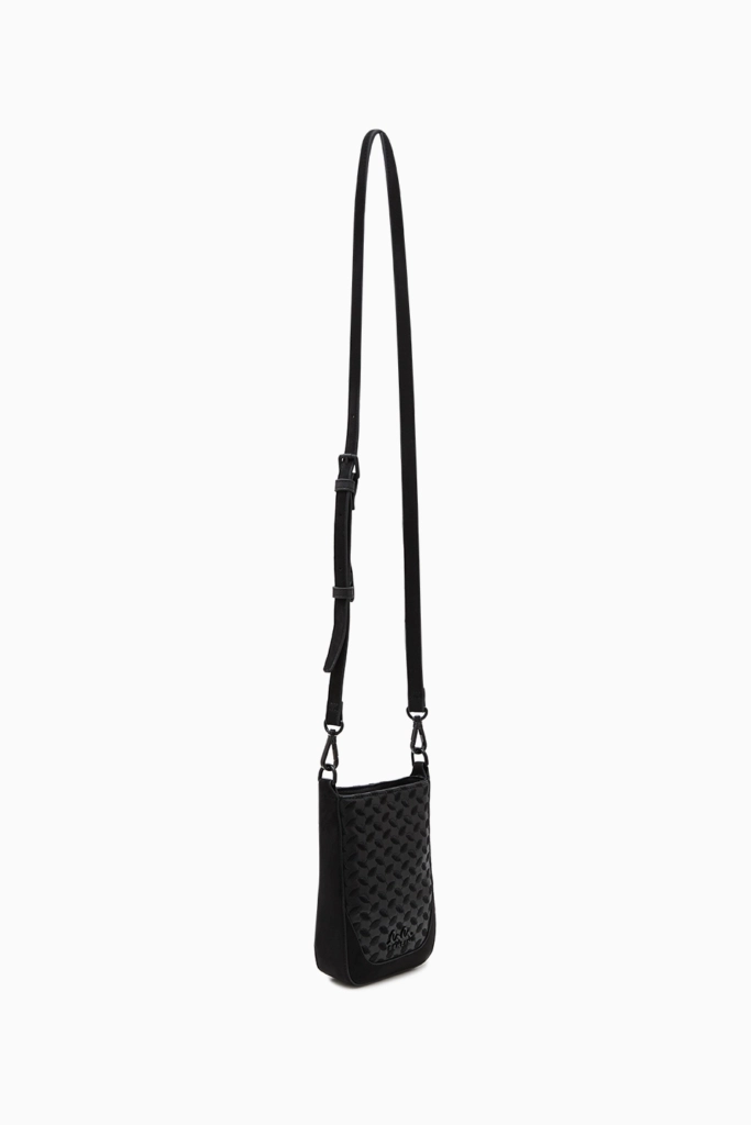 Lala Berlin Flat Crossbody Milwa grainy vegan leather black Online