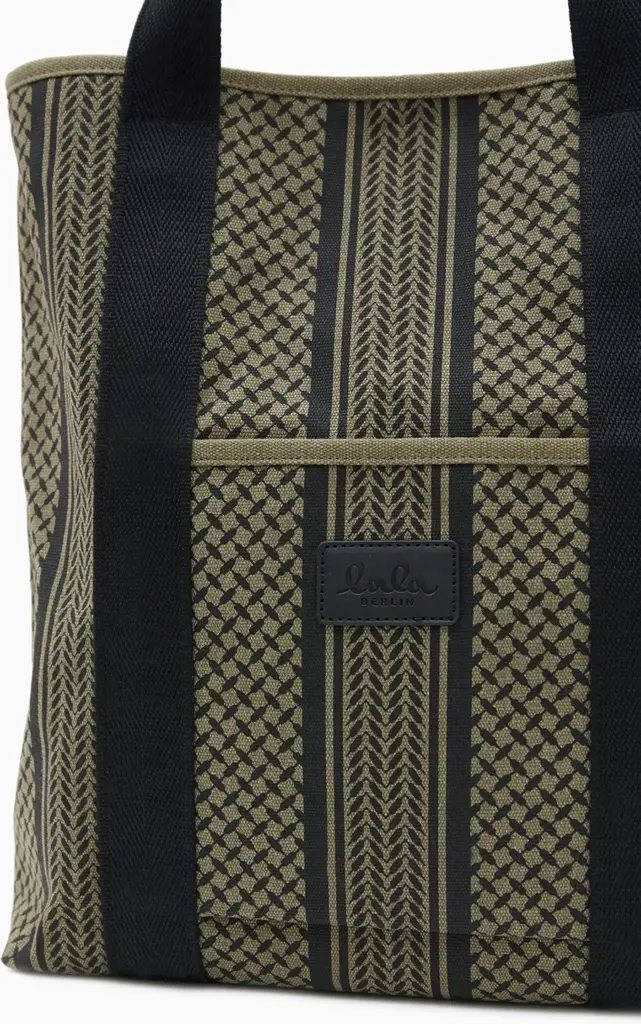 Lala Berlin Tote Carmela canvas olive/black Outlet