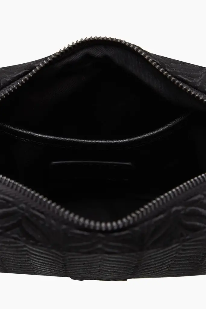 Lala Berlin Crossbody Magna canvas embroidery black Verkauf
