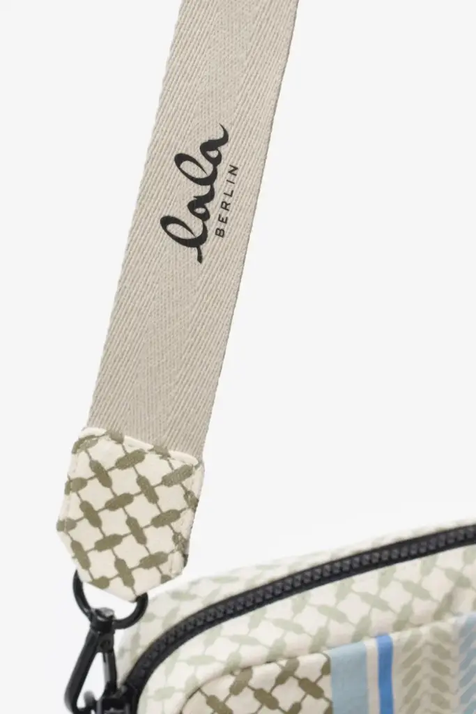 Lala Berlin Crossbody Milly canvas heritage stripe olive im Angebot