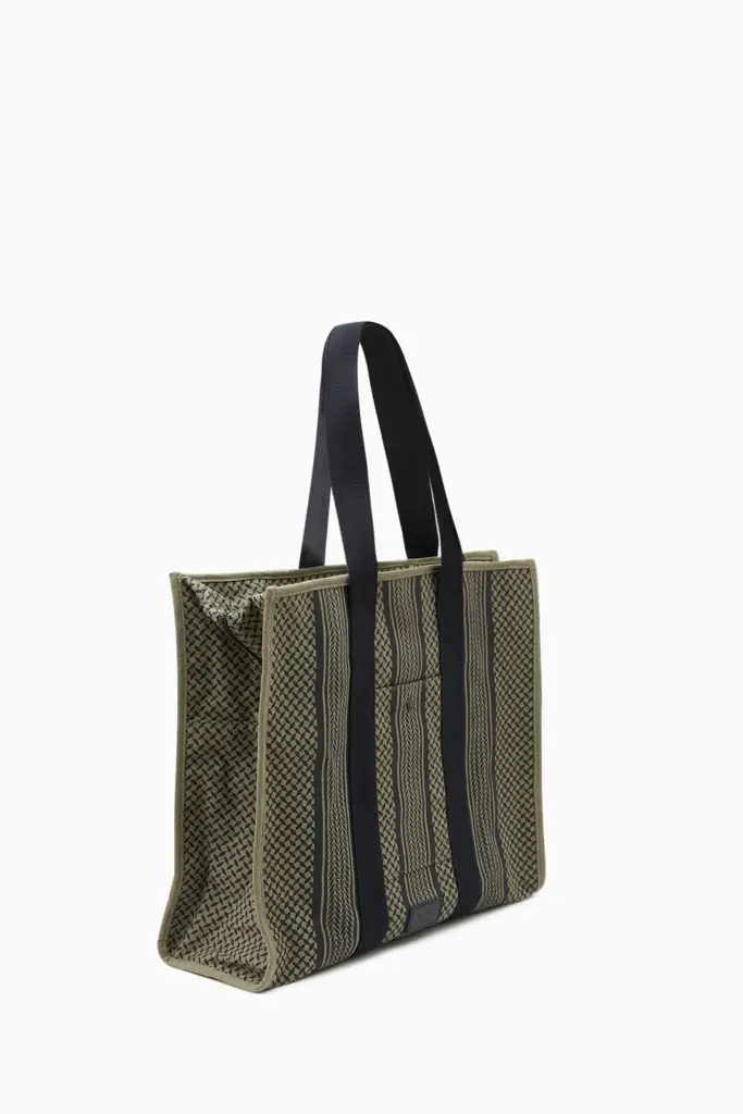 Lala Berlin Shopper Mason canvas olive/black Günstiger Verkauf