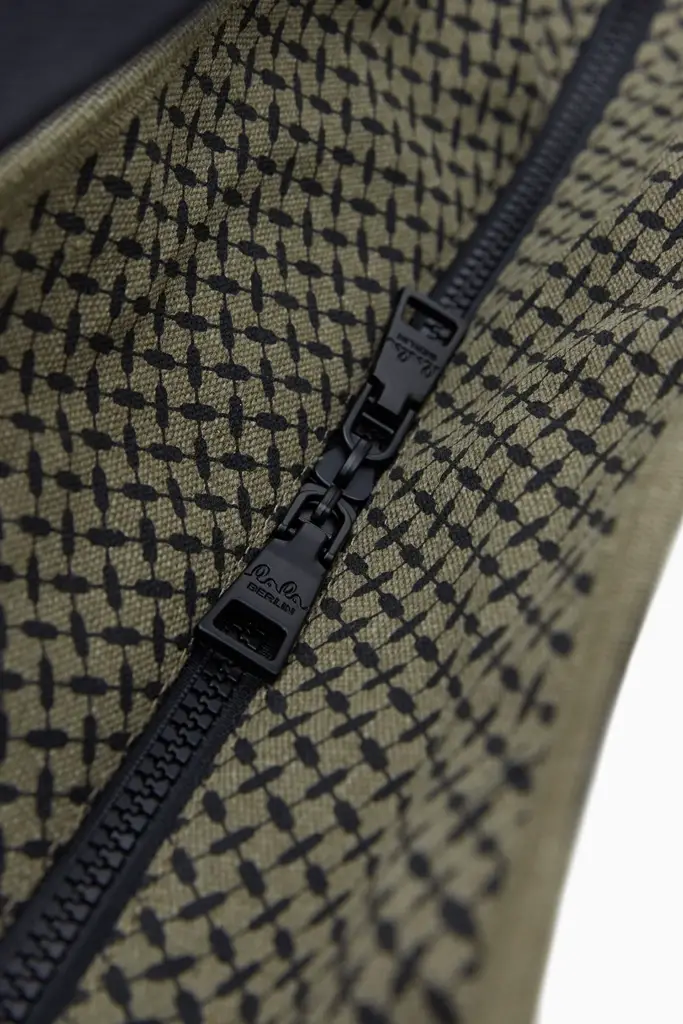Lala Berlin Shopper Mason canvas olive/black Günstiger Verkauf