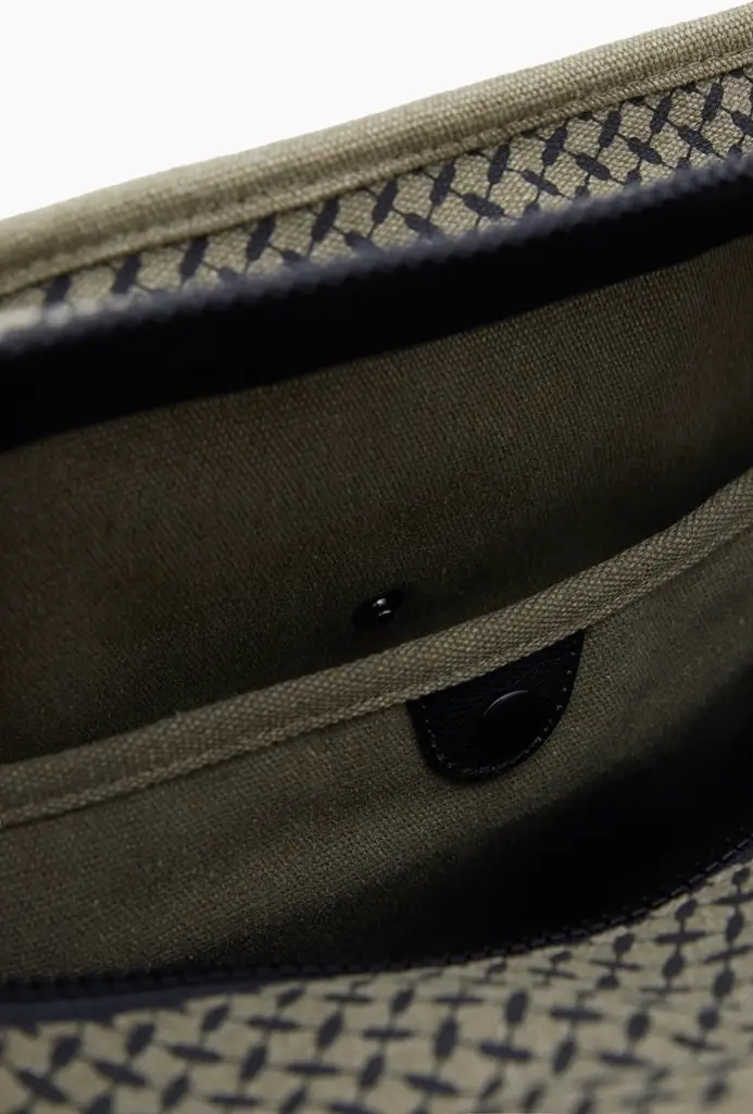 Lala Berlin Shopper Mason canvas olive/black Günstiger Verkauf