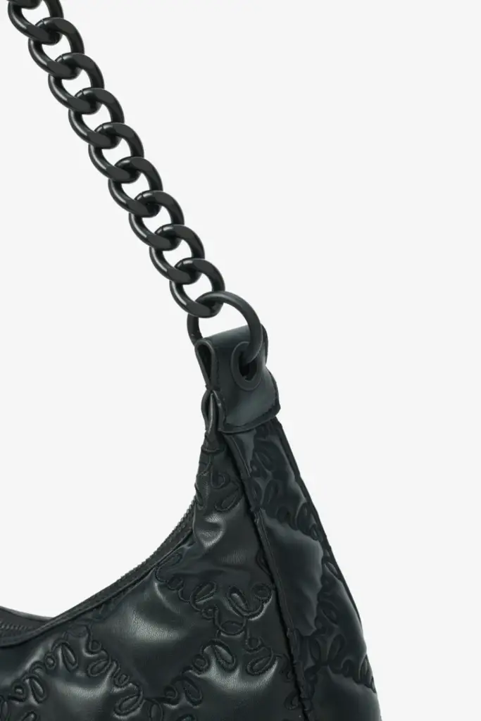 Lala Berlin Shoulderbag Mewis vegan leather lalagram black Sonderangebot