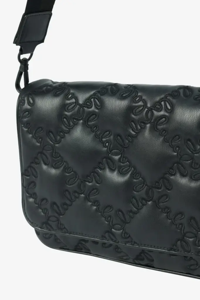Lala Berlin Shoulderbag Mauvi vegan leather lalagram black Rabatt