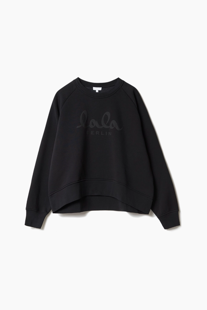 Lala Berlin Sweatshirt Ijora cotton black Black Friday