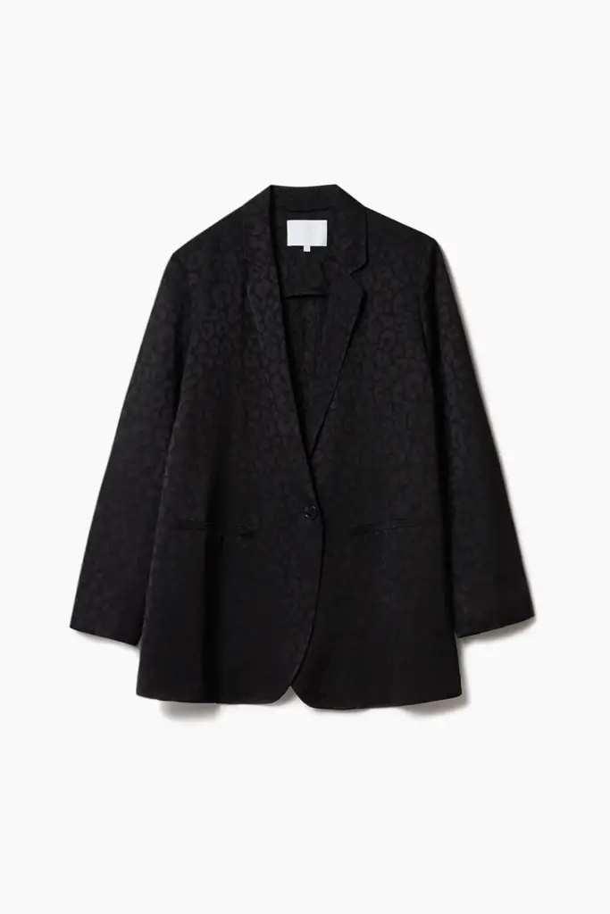 Lala Berlin Jacket Jewel viscose mix leo black Jubiläumsangebot