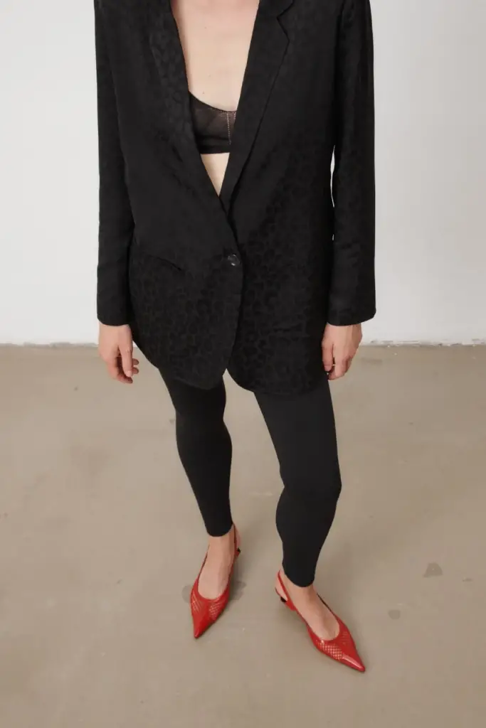 Lala Berlin Leggins Leonie cotton black Lagerräumung