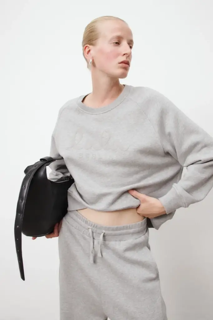 Lala Berlin Sweatpants Pylo cotton heather grey Top Angebot