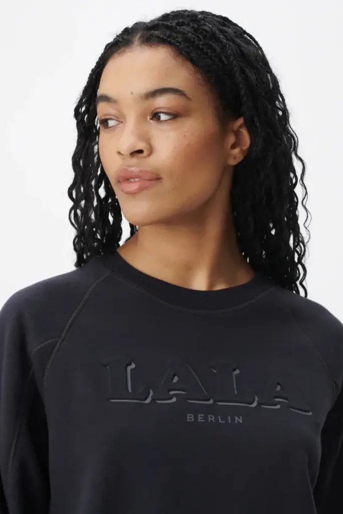 Lala Berlin Sweatshirt Ipara cotton mix black Zeitlich begrenztes Angebot