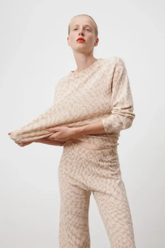 Lala Berlin Pants Kartos wool mix cream heritage Große Rabatte