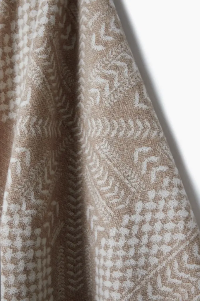 Lala Berlin Poncho Pineo wool mix heritage star sand Räumungsverkauf