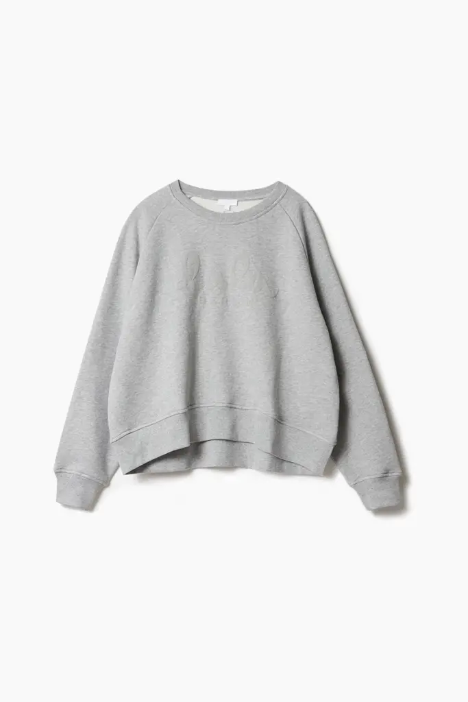 Lala Berlin Sweatshirt Ijora cotton heather grey Sonderangebote