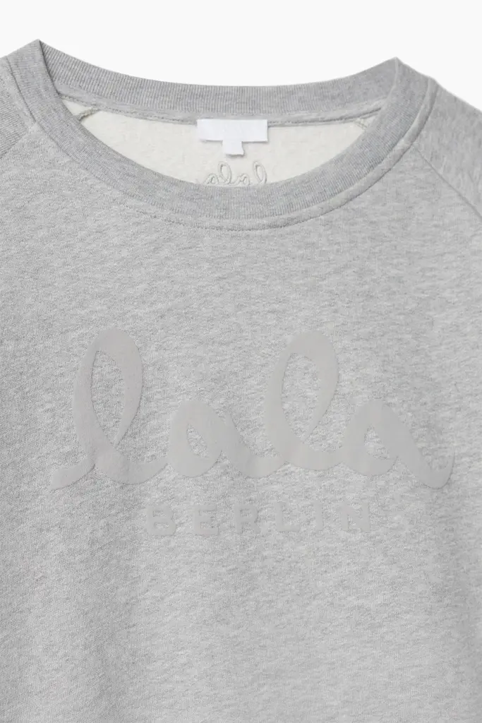 Lala Berlin Sweatshirt Ijora cotton heather grey Sonderangebote