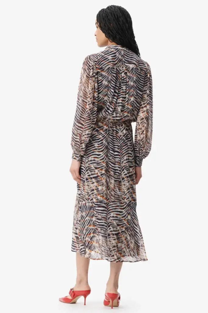 Lala Berlin Dress Delio viscose zebra shibori Super Sparpreis