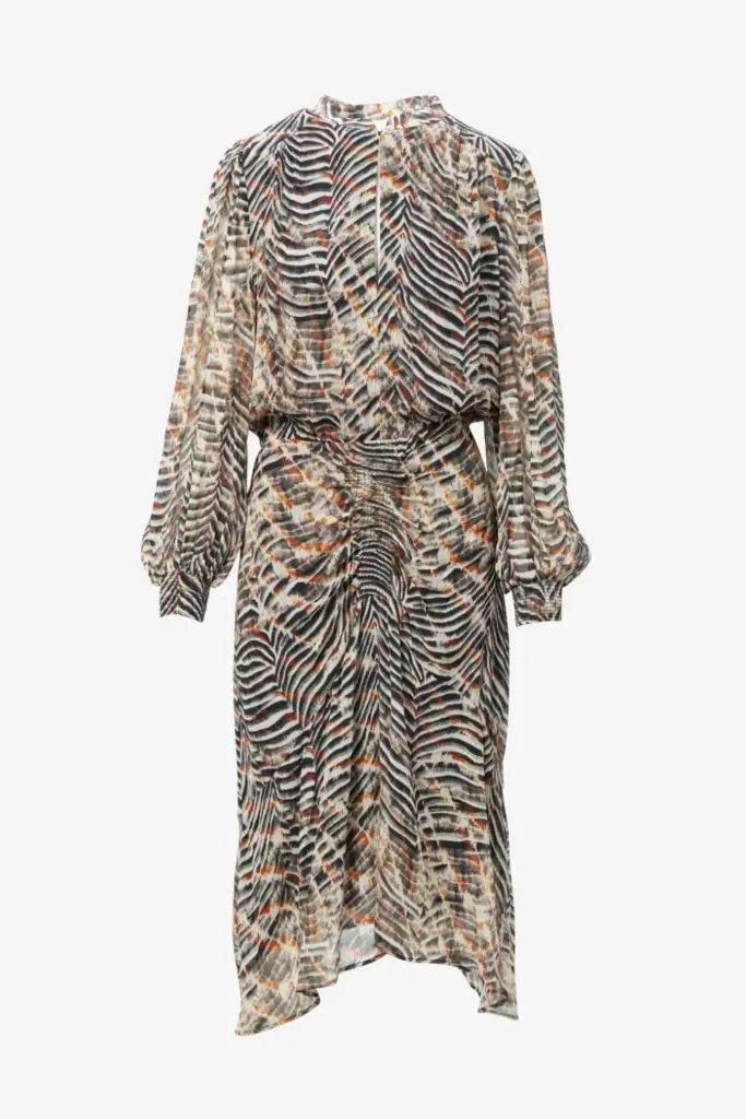 Lala Berlin Dress Delio viscose zebra shibori Super Sparpreis
