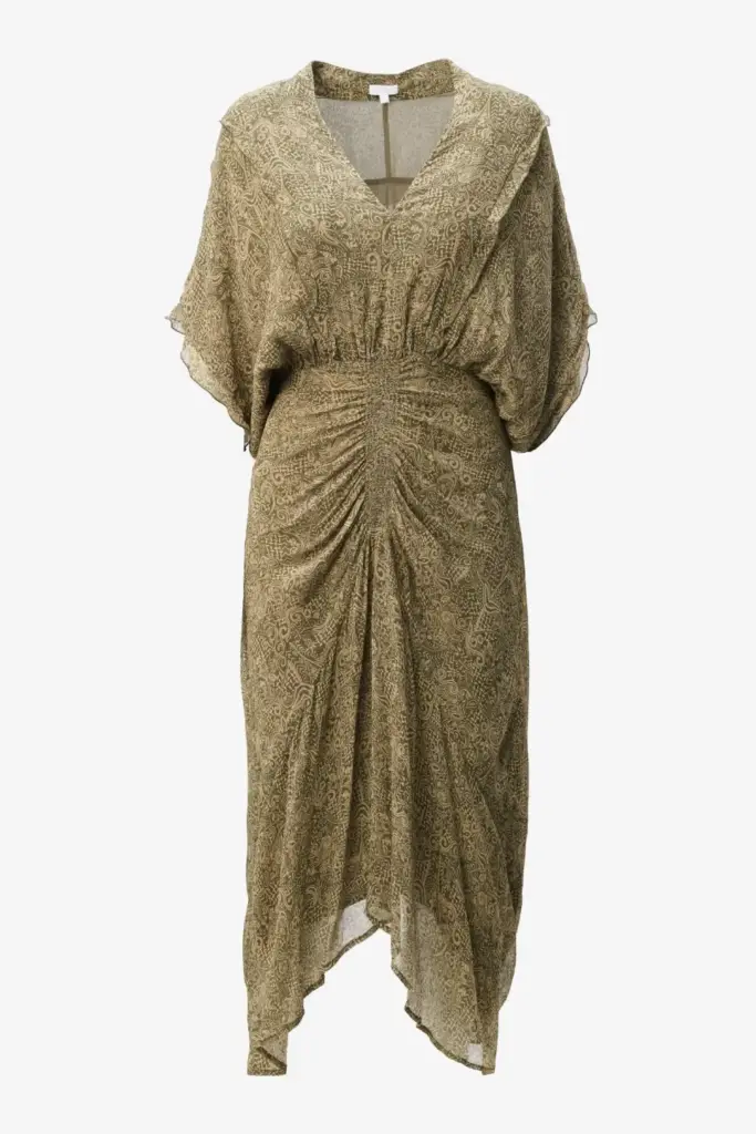 Lala Berlin Dress Dilyana viscose maze garden Neueste Stile
