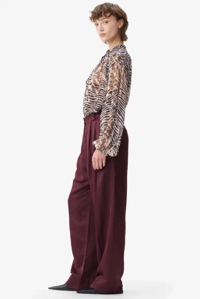 Lala Berlin Blouse Baylin viscose zebra shibori Letzter Tag