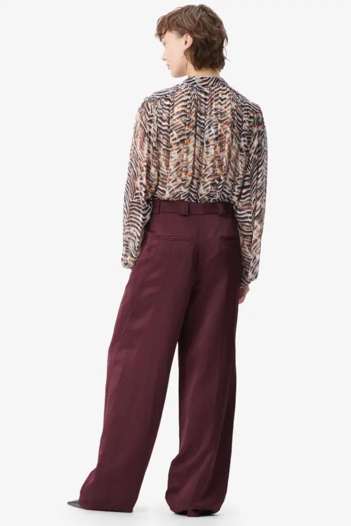 Lala Berlin Blouse Baylin viscose zebra shibori Letzter Tag