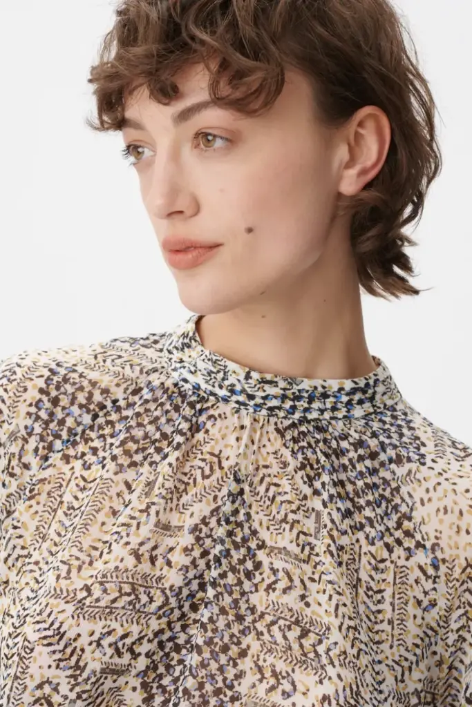 Lala Berlin Top Talvi viscose heritage star vanilla Vierteljährliche Förderung