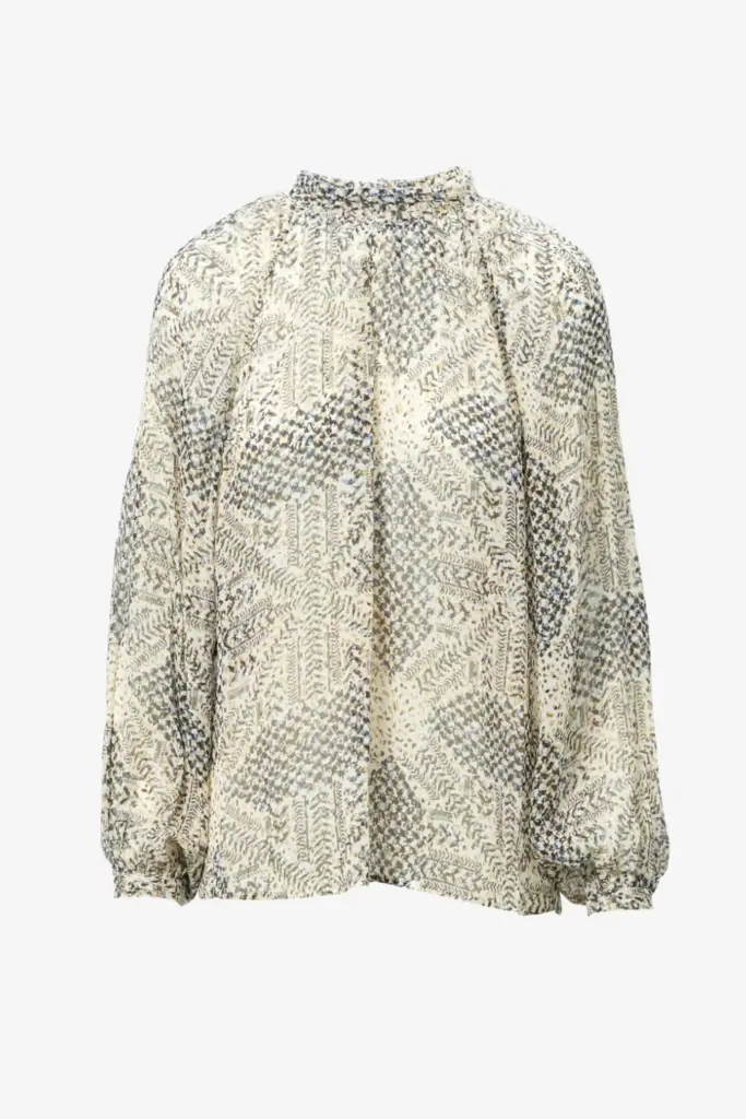 Lala Berlin Top Talvi viscose heritage star vanilla Vierteljährliche Förderung