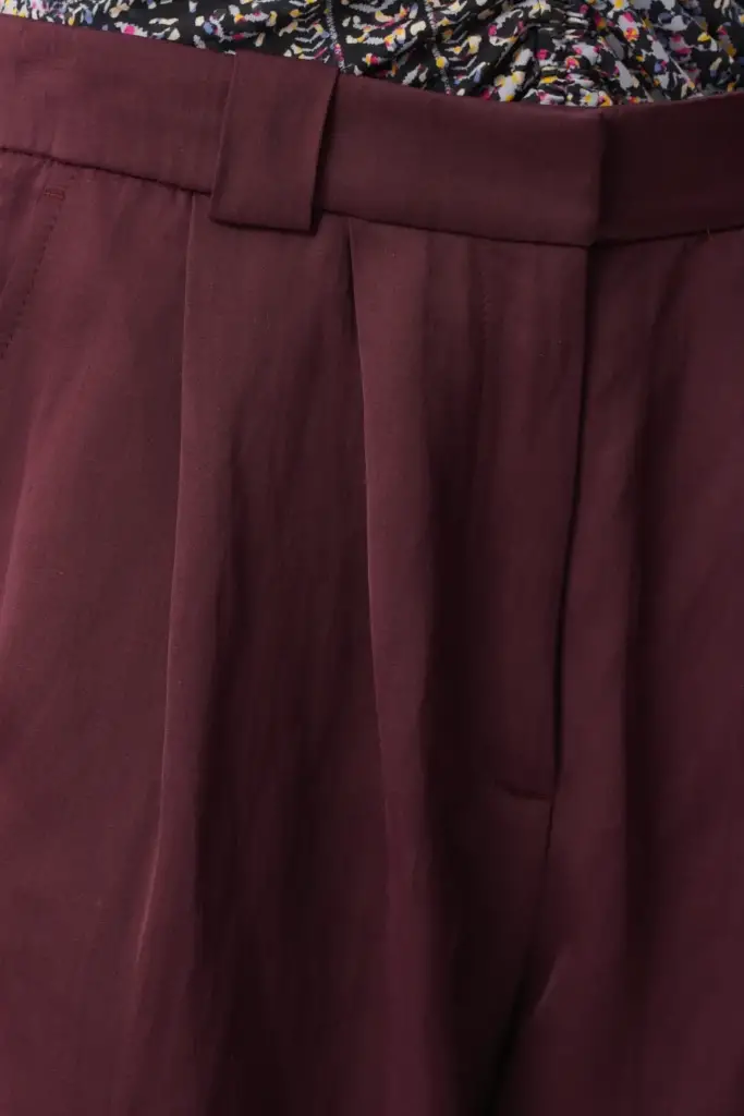 Lala Berlin Pants Pevella viscose/linen blend fudge Riesige Rabatte