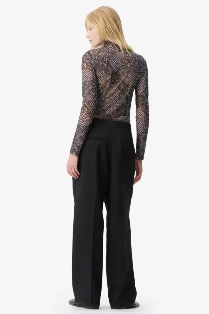 Lala Berlin Longsleeve Carolyn polyester mix heritage star black 50% Rabatt mit kostenlosem Versand