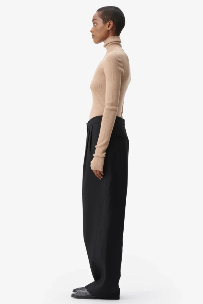 Lala Berlin Jumper Kalliopi wool toffee Kostenloser Versand international