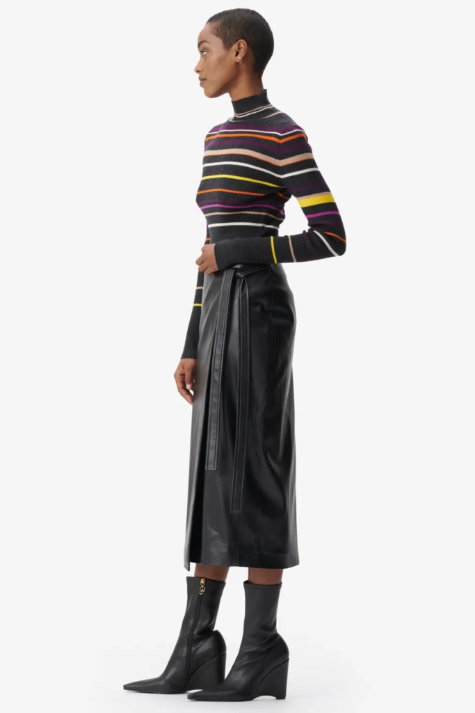 Lala Berlin Jumper Kallassa wool multicolor stripe Fabrikladen
