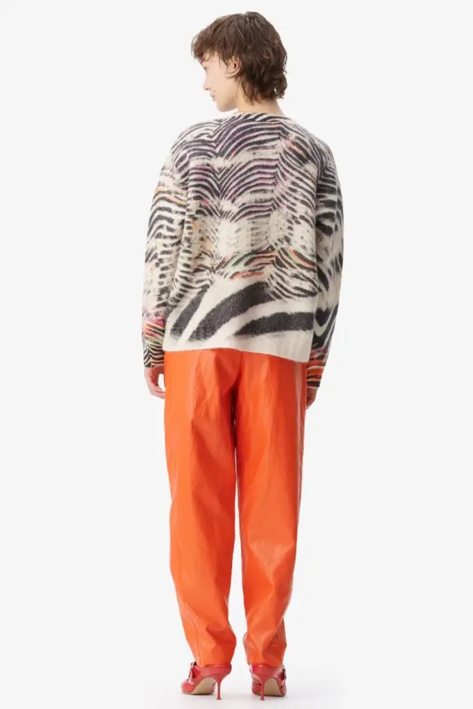 Lala Berlin Jumper Kacylito wool mix zebra shibori Speichern exportieren