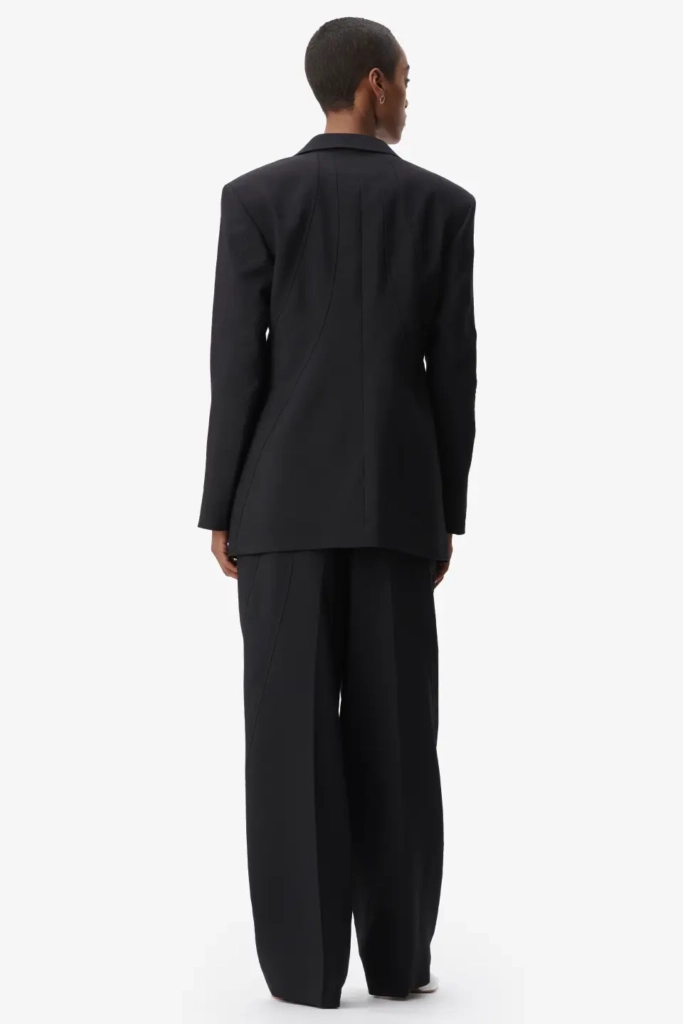 Lala Berlin Jacket Jupiter viscose mix black Black Friday Preise