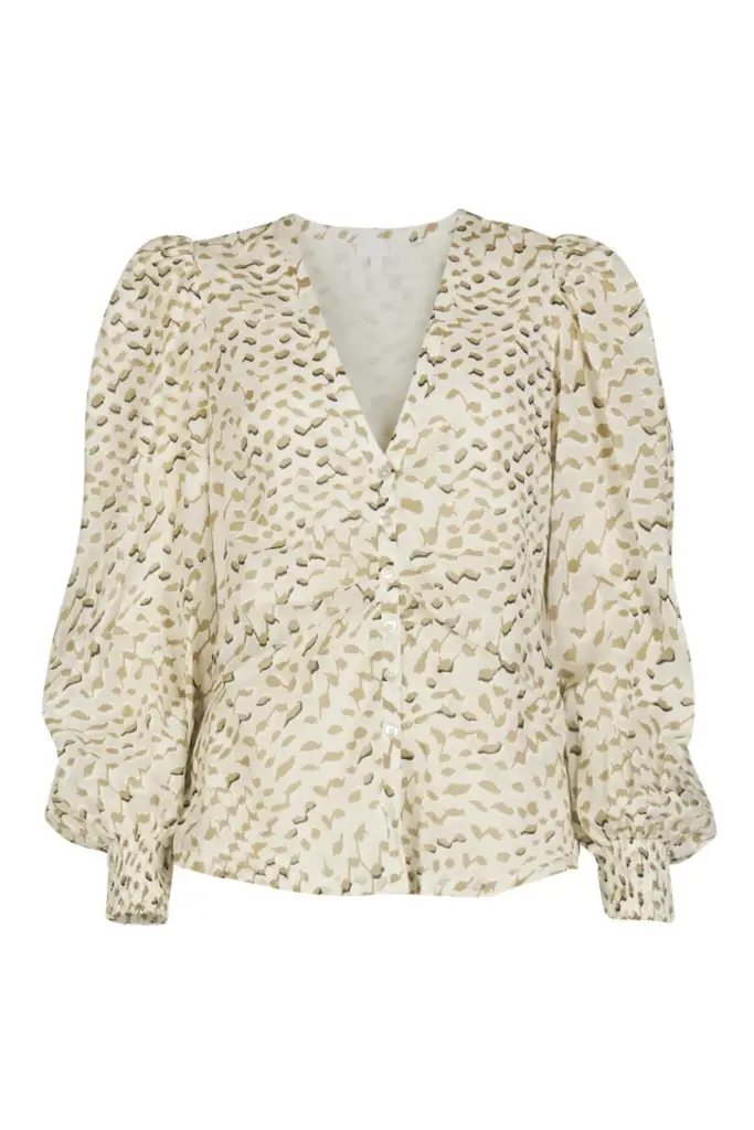 Lala Berlin Blouse Babsi cotton sand wave Outlet
