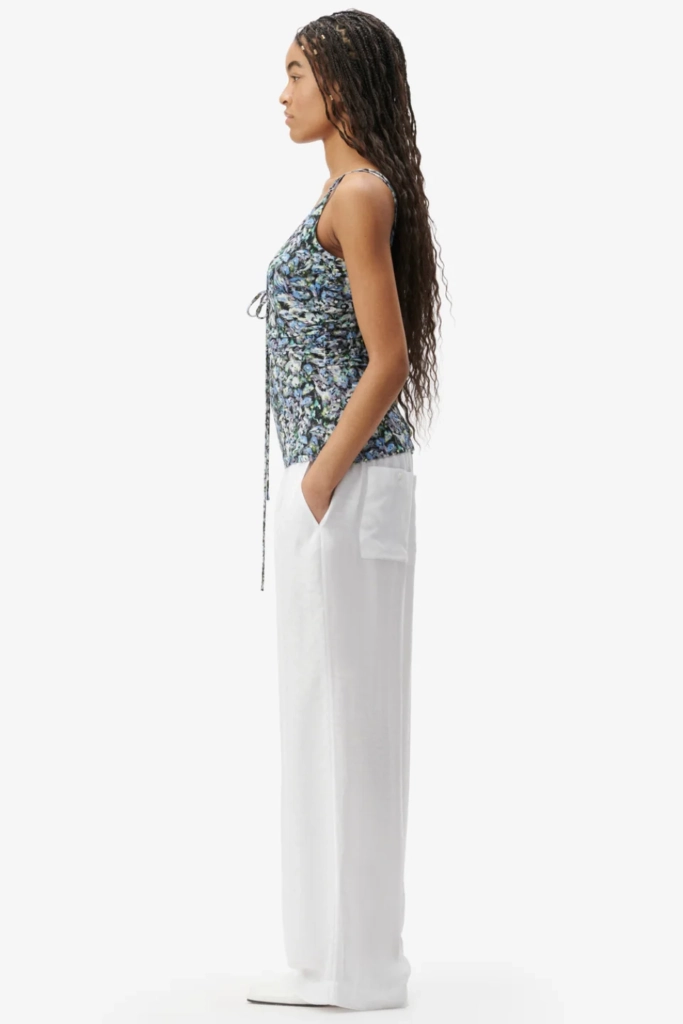 Lala Berlin Top Tamiko viscose mix leo love dark Auslauf