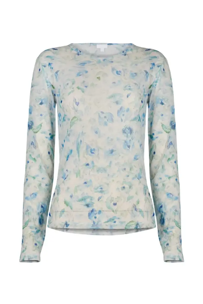 Lala Berlin Longsleeve Caro polyester mix sky leo love Angebote