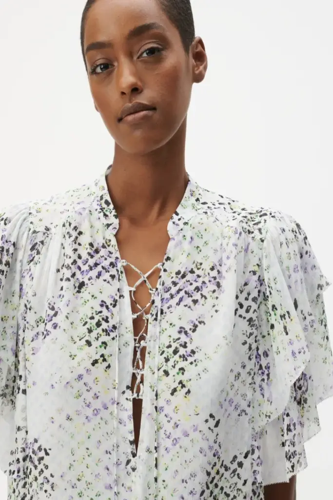 Lala Berlin Top Tenya viscose dotty heritage Hotsell