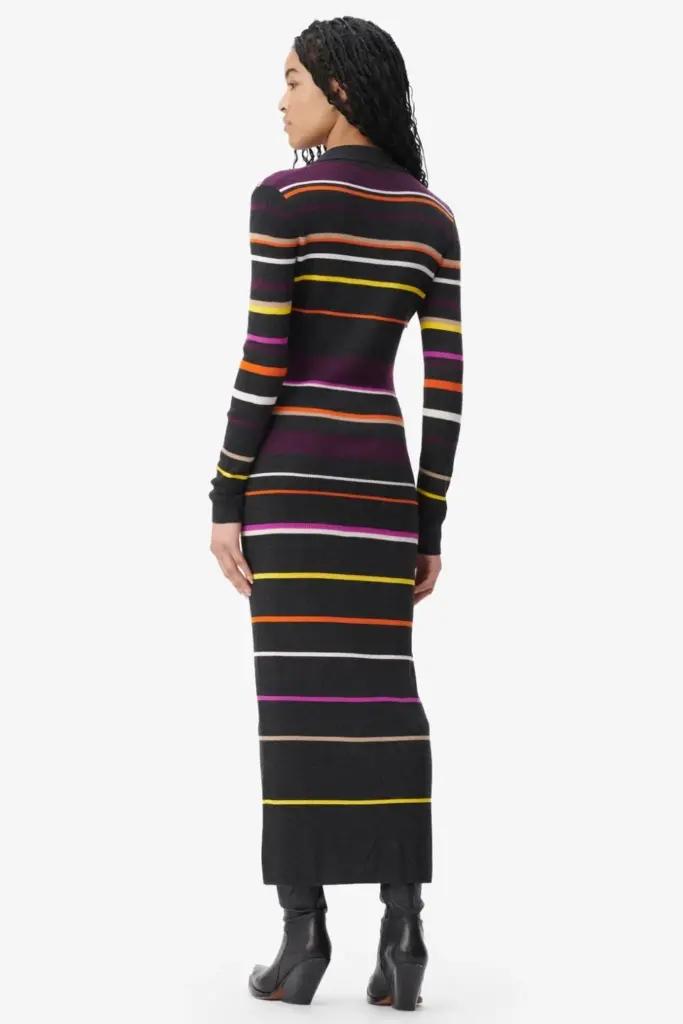 Lala Berlin Cardigan Kalliani wool multicolor stripe Fabrikverkauf