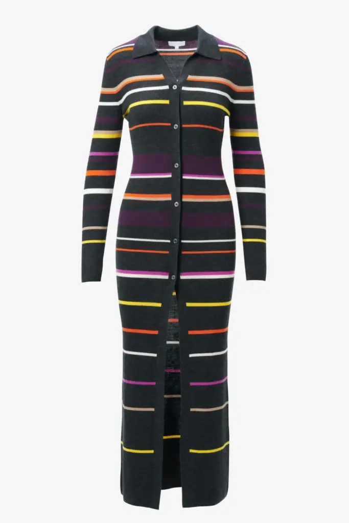 Lala Berlin Cardigan Kalliani wool multicolor stripe Fabrikverkauf