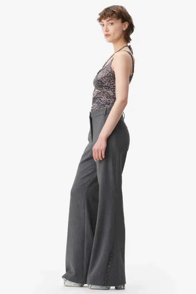 Lala Berlin Top Tamiki viscose mix heritage star black Fabrikpreis