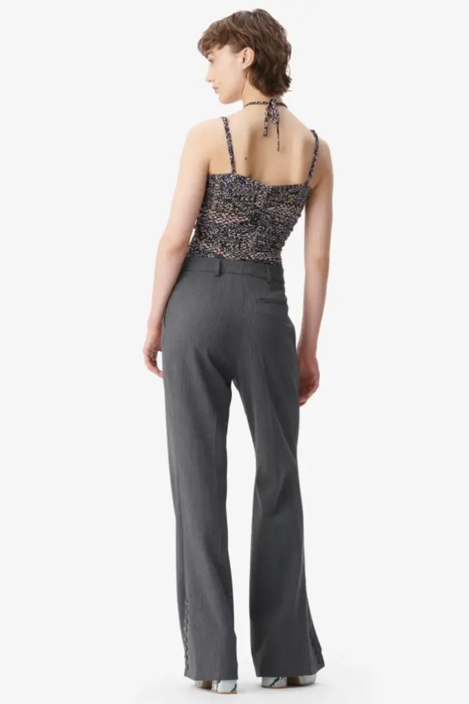 Lala Berlin Top Tamiki viscose mix heritage star black Fabrikpreis