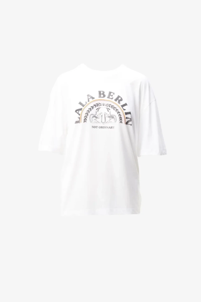 Lala Berlin T-Shirt Celia cotton not ordinary white Versandkostenfrei