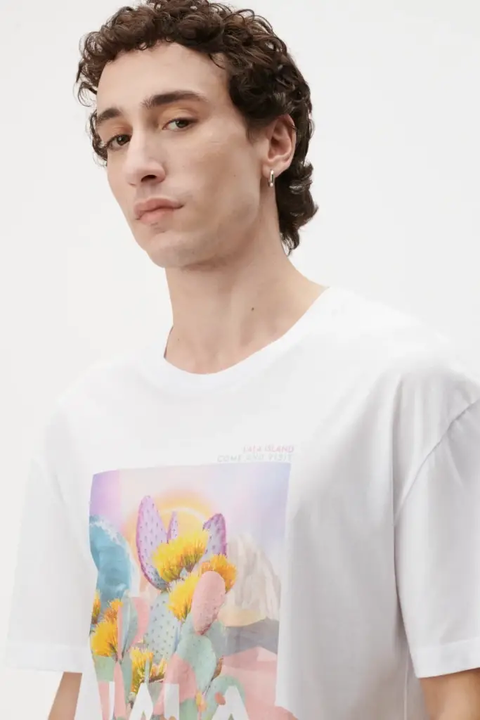 Lala Berlin T-Shirt Celia cotton lala desert Flash Sale