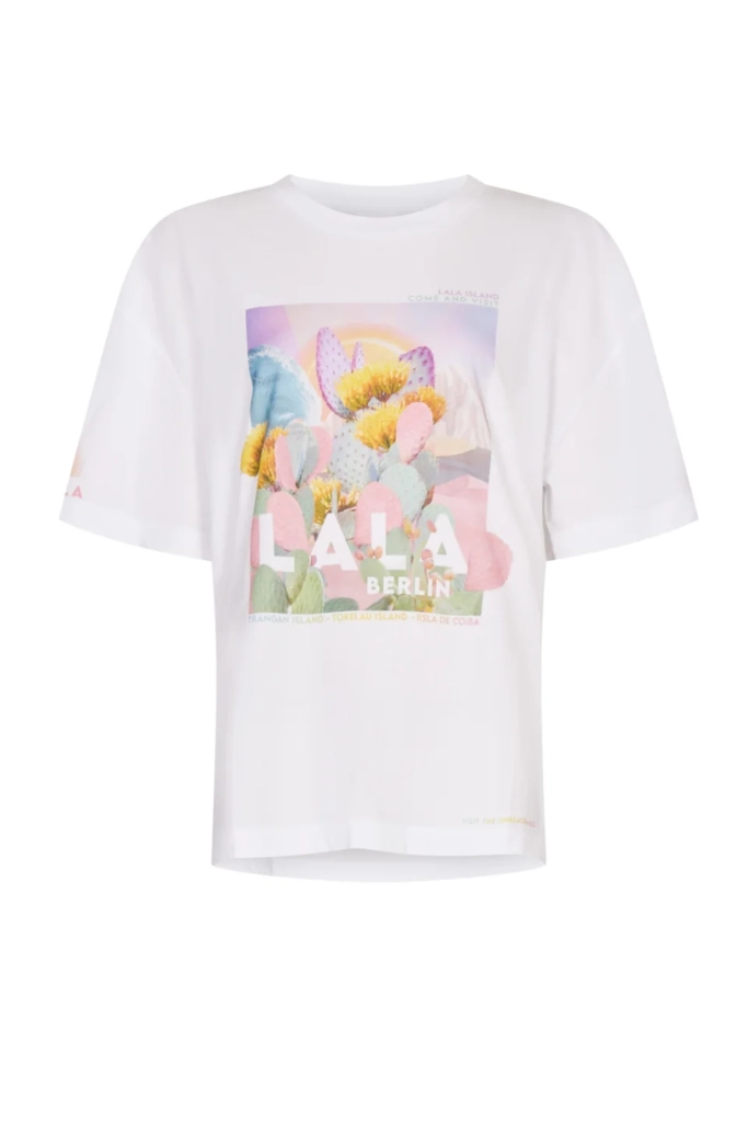 Lala Berlin T-Shirt Celia cotton lala desert Flash Sale